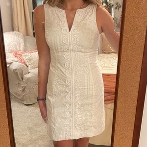Lilly Pulitzer Mila-like White Shift Dress
